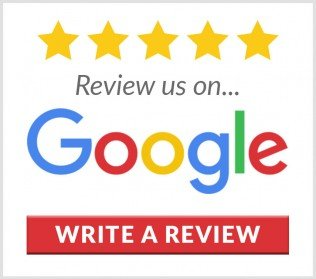 Five-star Google review invitation image.