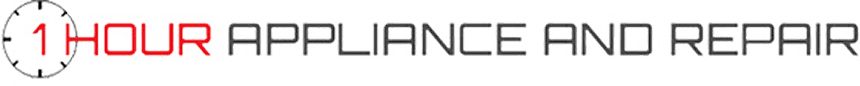 1 Hour Appliance and Repair text logo.