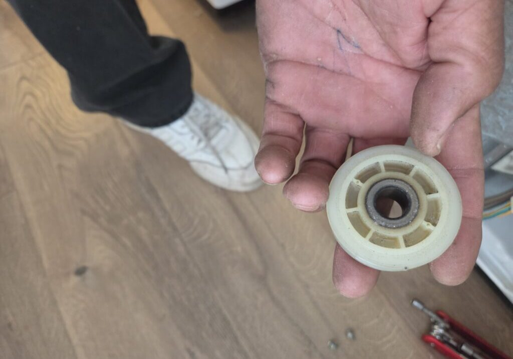 dryer drum pulley change out